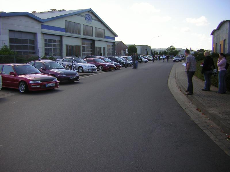1. Honda Event Day (ganz links: 2. Platz in der Kategori "Honda Oldtimer". Ein roter EE9. Echt geiles Auto!)