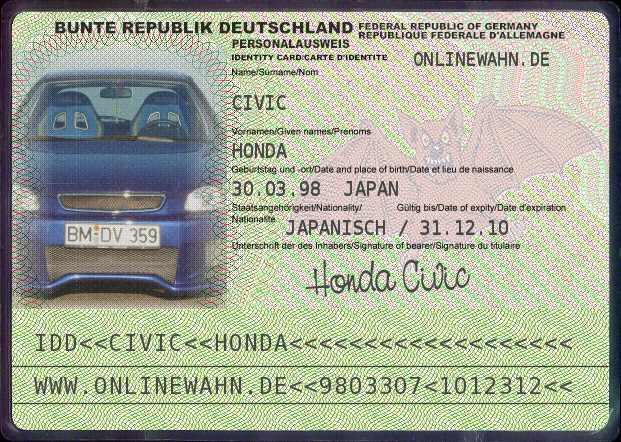 Civic-Personalausweis