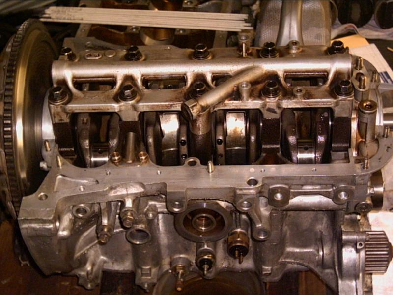 D16Z5 Motor im Aufbau