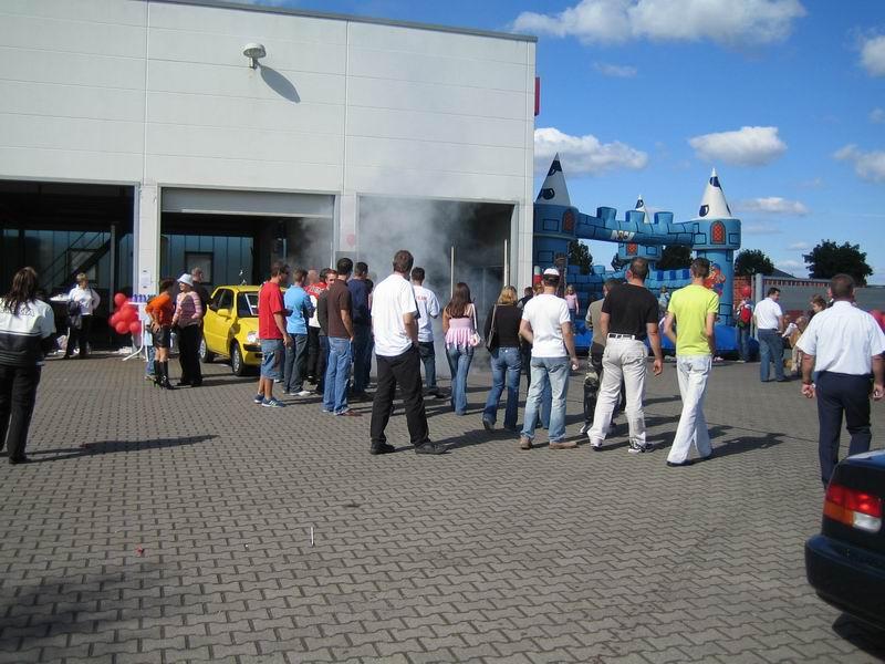 Ein Motorradfahrer hatÂ´s brennen lassen