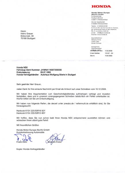 honda zu oem reifen 160209