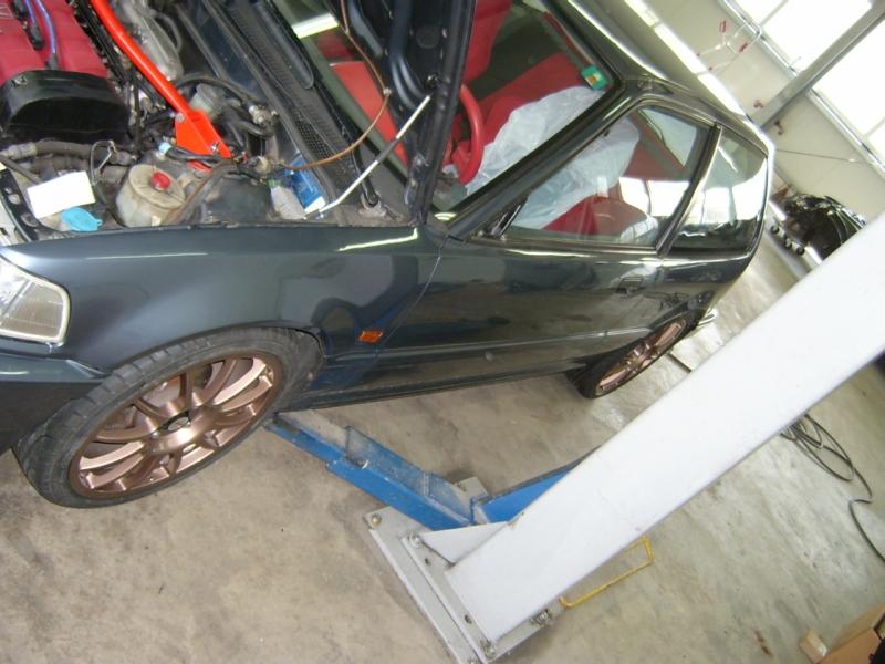 Beim Karosseriebauer II (neue Felgen)