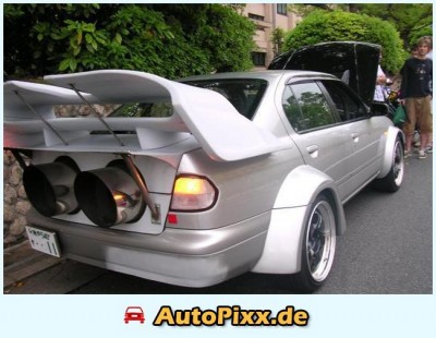 die hässlichsten spoiler der welt..XD - VtecMacist n geiles auto, keine  frage.