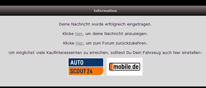 Autoscout24 mobile de Cars from