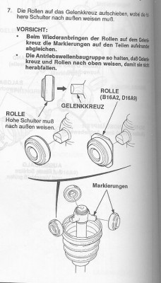 Gelenk antriebswelle Innen wechseln - Forum: Civic 92-95