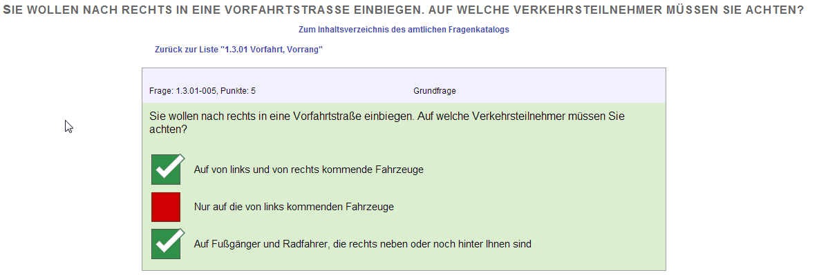2013-07-17 10_28_49-Sie wollen nach rechts in eine Vorfahrtstraße einbiegen. Auf welche Verkehrsteil.png
