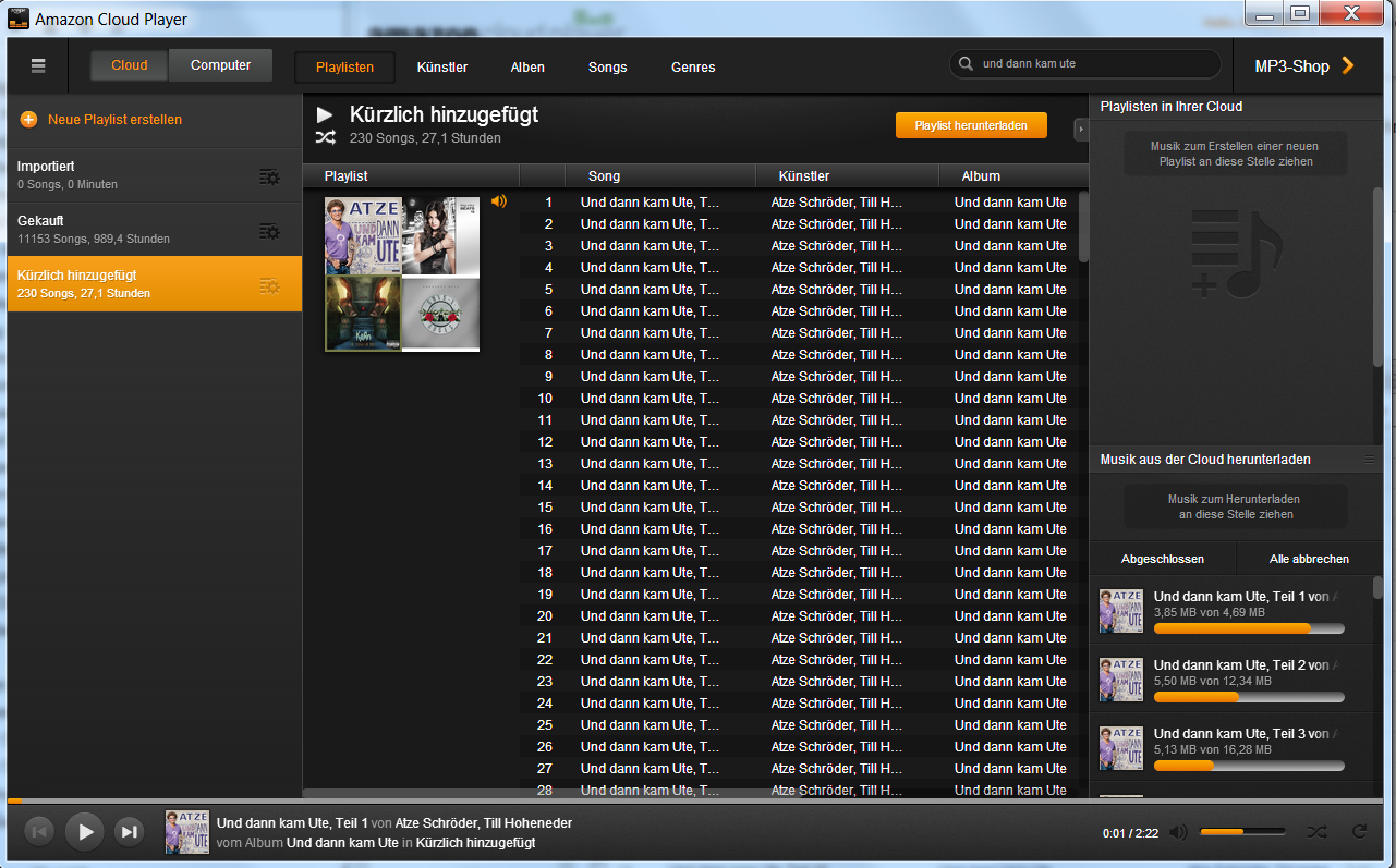 Amazon Cloud Player: Album runterladen?! Bild - 2013 12 01 ...