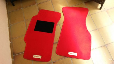 rote Fußmatten für crx del sol Autoteppich - Forum: Autoteile