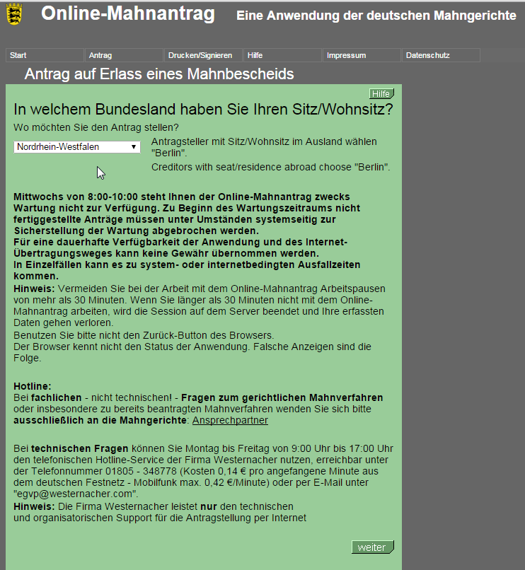 Lass Uns Einen Mahnbescheid Beantragen Bild 2014 12 15 17 05 09